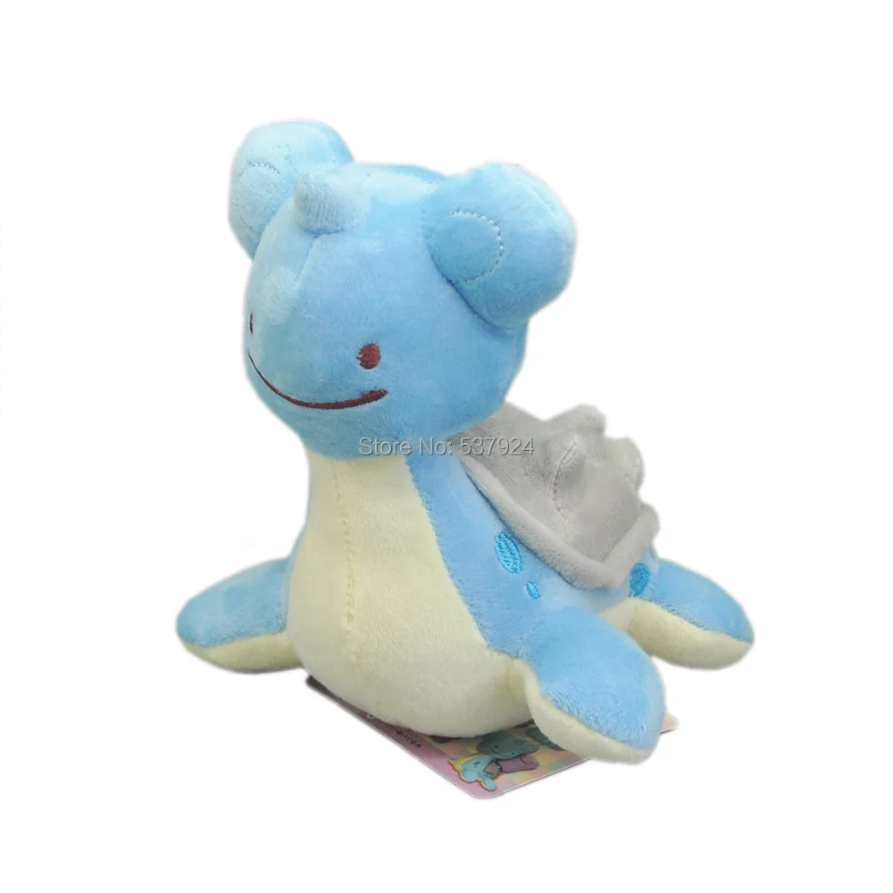 Новые плюшевые куклы 10 шт. Ditto Raichu Lapras Dragonite Pika Magikarp 5 6 &quot13 15 см|Персонажи