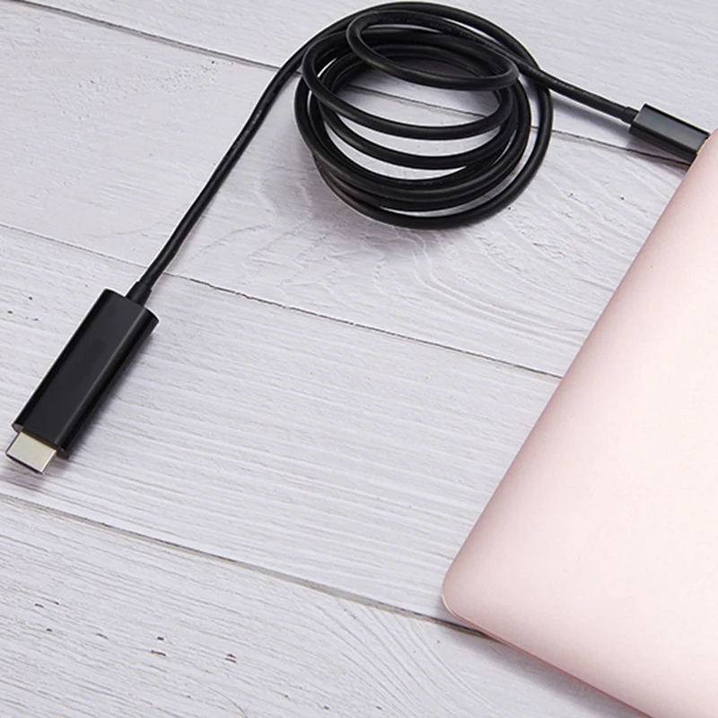 OPQ Usb C Type 3 1 к Hdmi 4K 2K Hdtv кабель для Mac портативный плоский черный|Адаптеры Type-C| |