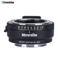 commlite cm nf nex manual focus lens mount adapter ring for nikon gfaisd lens to use for sony nex e mount cameras