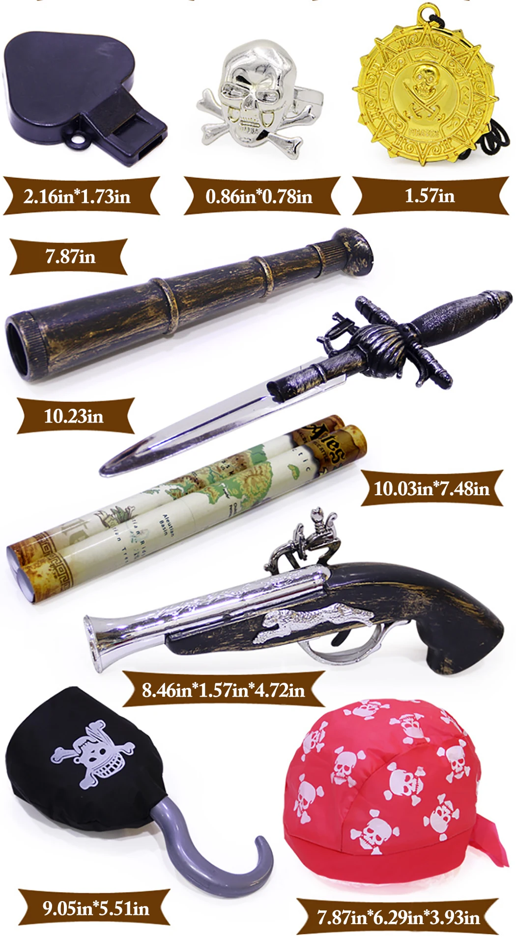 Набор игрушек креативный страшный разные виды реквизит для фото вечеринок