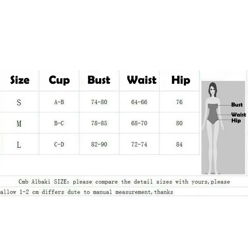 

Meihuida Swimwear Womens 2019 Swimwear One Piece Swimsuit Monokini Push Up Padded Bikini Bathing Bather Bathing Suit Women S-L