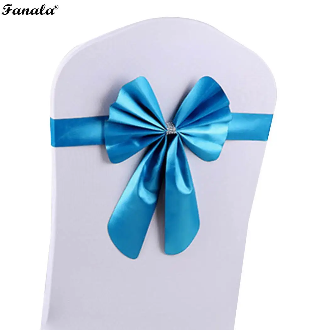 New Elastic Chair Back Bow Tie Cover Wedding Party Decorations Gift | Дом и сад