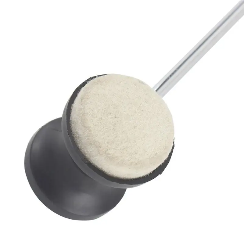 Stainless Steel Handle Felt M2 Lightweight Bass Drum Pedal Beater Percussion Instrument Accessories | Спорт и развлечения