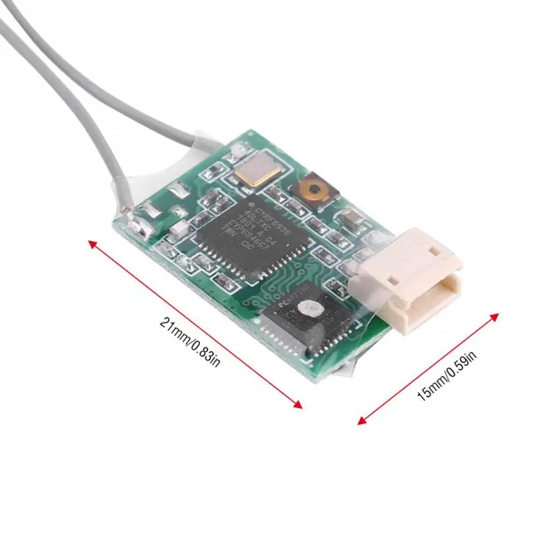 PCB спутниковый приемник Tramsmitter часть 2 4G ресивер с переключателем 30 мм RX антенной RC
