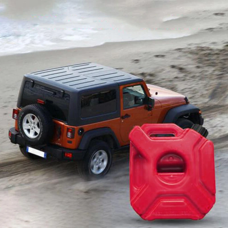 5L Красный Портативный Jerry Can газовая пластиковая канистра для топлива бензин ATV UTV