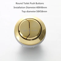 top diameter 58mm round toilet dual push buttoninstallation diameter 48mm toilet push buttontoilet water tank push buttton