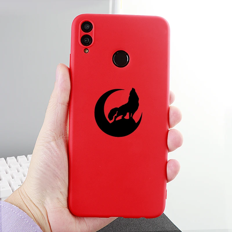Funny Mobile Phone Cases for Huawei Honor Note Mate10 Pro 20X Nova3 3i New Case Wolf Soft Silicone Cell Covers Accessories |