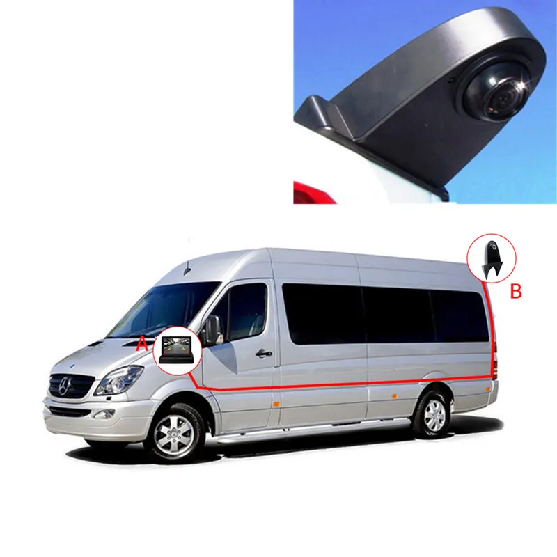 Для VW Mercedes Benz Sprinter RV Автомобильная обратная задняя камера HD заднего вида