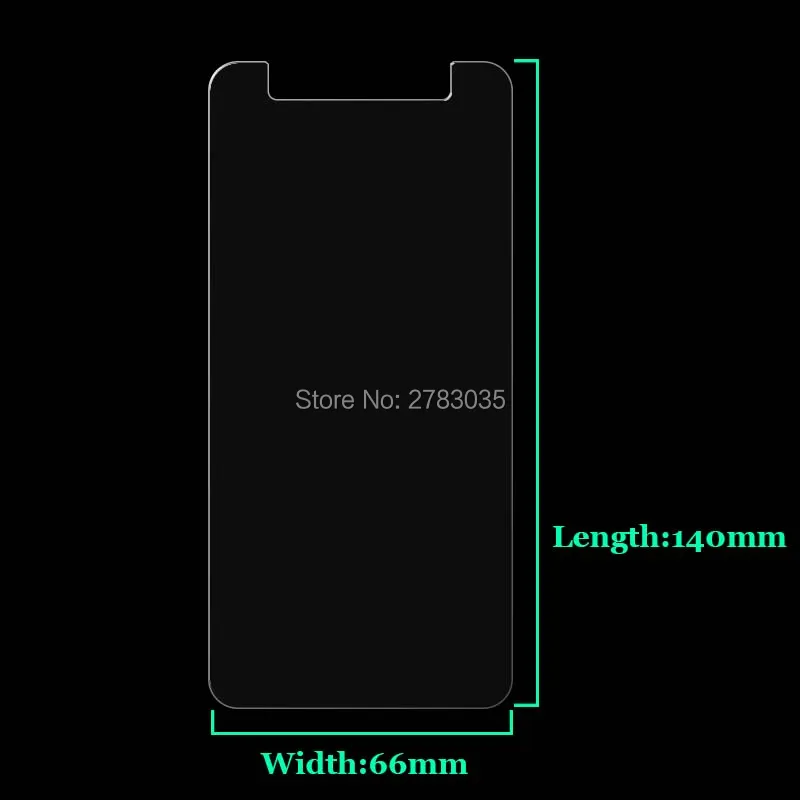 Для BLU R2 5 2 "новая твердость 9H 2.5D ультратонкая закаленная искусственная защита |