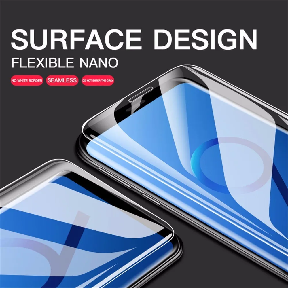 Жёсткий мягкий гидрогель пленка для Samsung Galaxy S9 S8 S10 S10E Plus Note 8 9 S7 S6 20 краем защитная