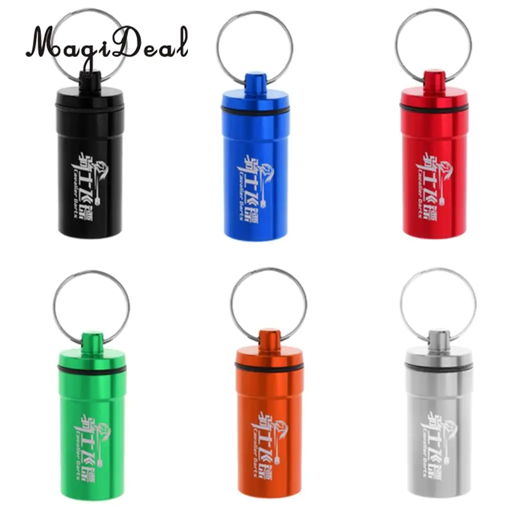 6Pcs Soft Tip Dart Points Storage Case Accessories Portable Carry Box Flight Saver Waster O-Ring Supplies Holder w Key Ring | Спорт и
