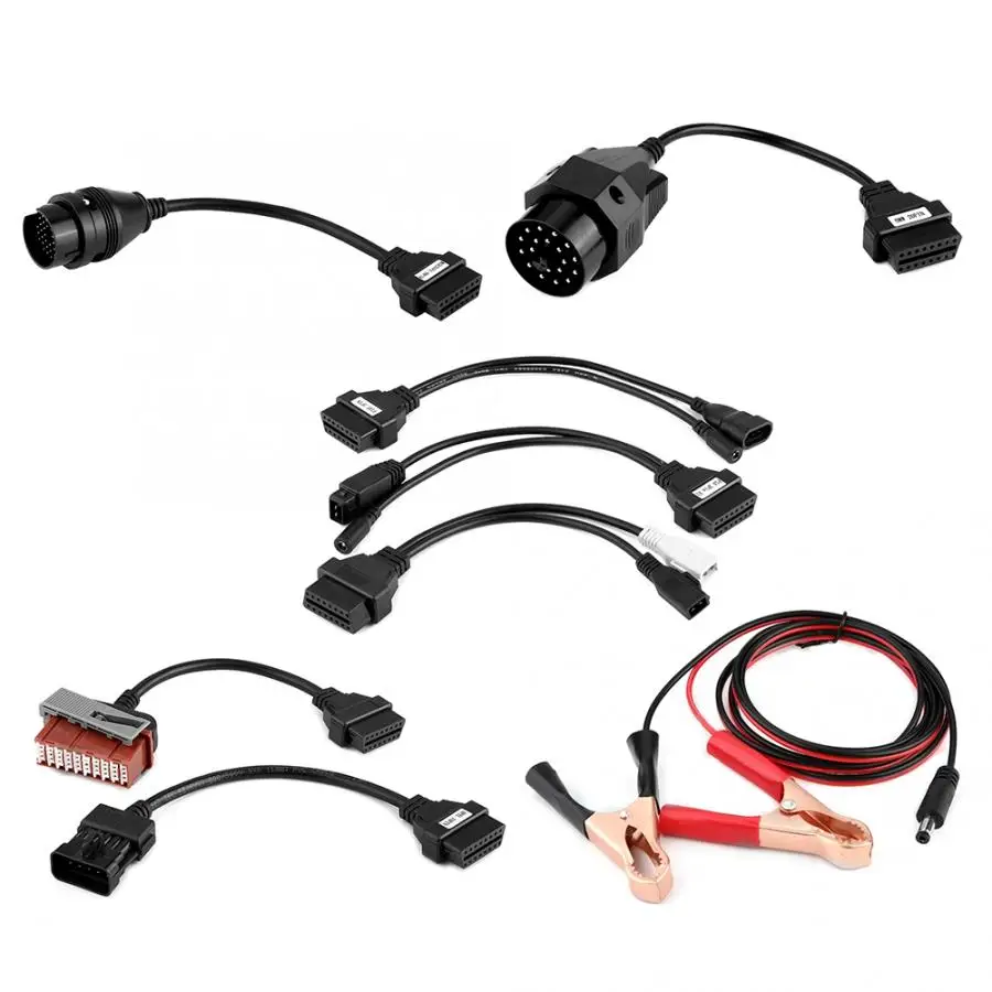 8 шт. OBD2 кабели OBDII разъемы для DS150E Автомобильные диагностические инструменты