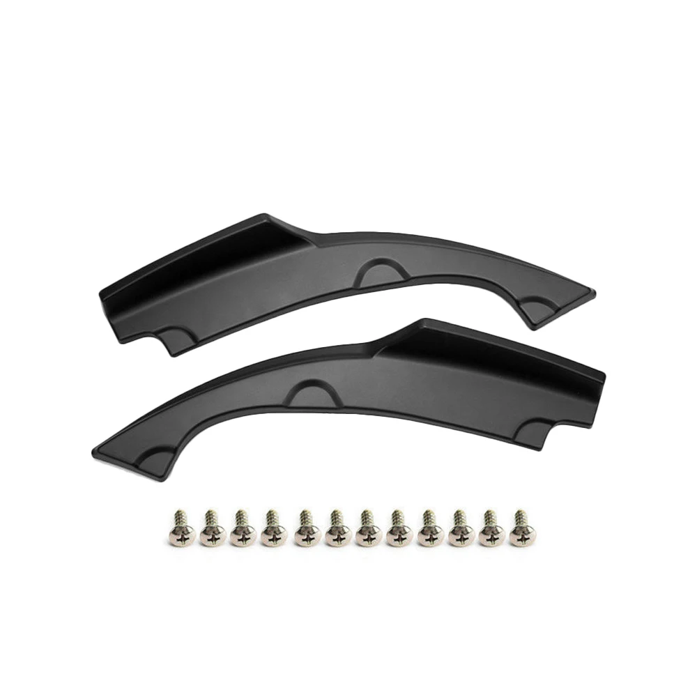 KKMOON 2 шт Матовый против царапин автомобильный диффузор губа на задний бампер сплиттер для Honda Civic 2016 до