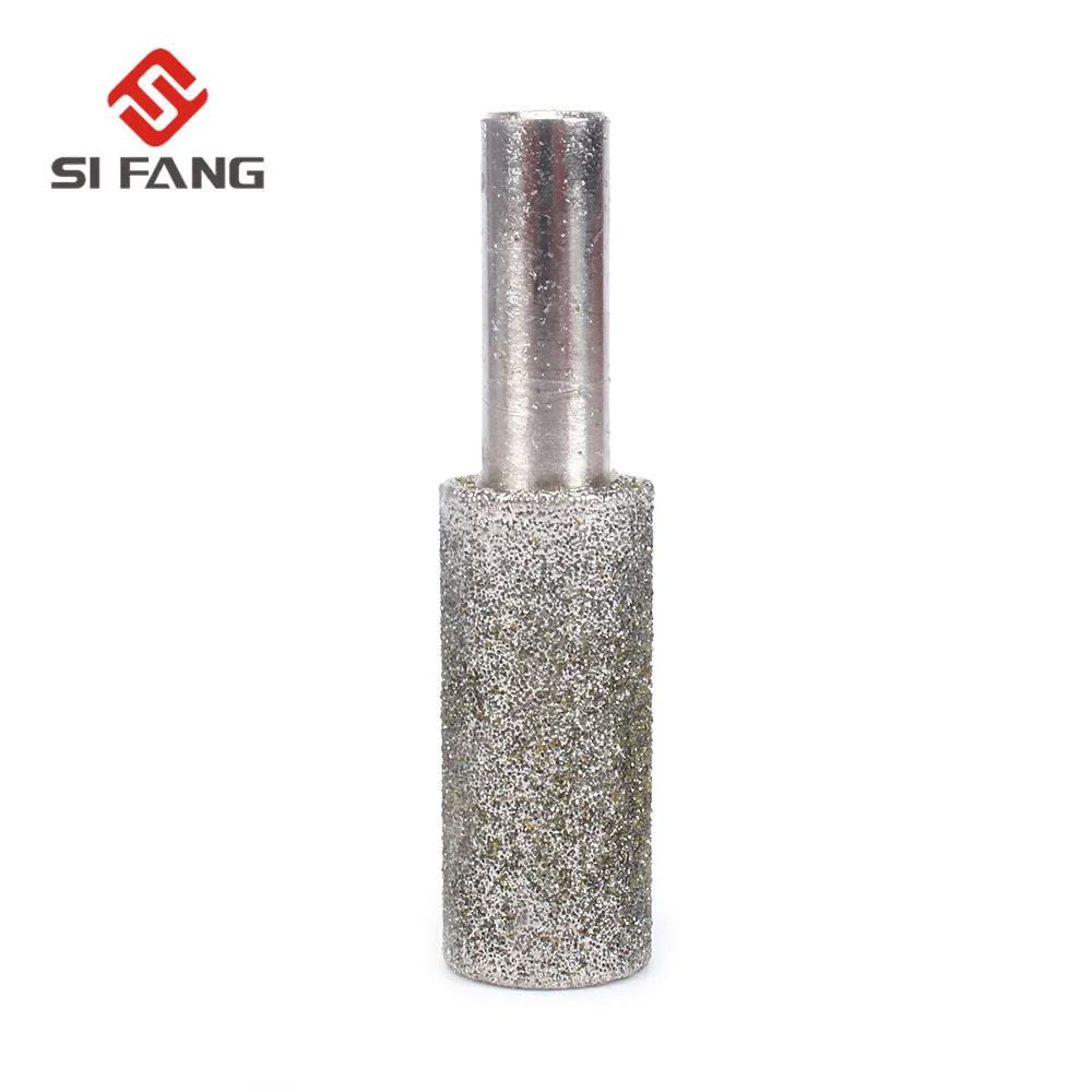 

2Pcs 20*12MM 12mm Shank Diamond Cylindrical Grinding Head Diameter Durable Abrasive Jewlery Tool For Carving Rotary Tool NEW