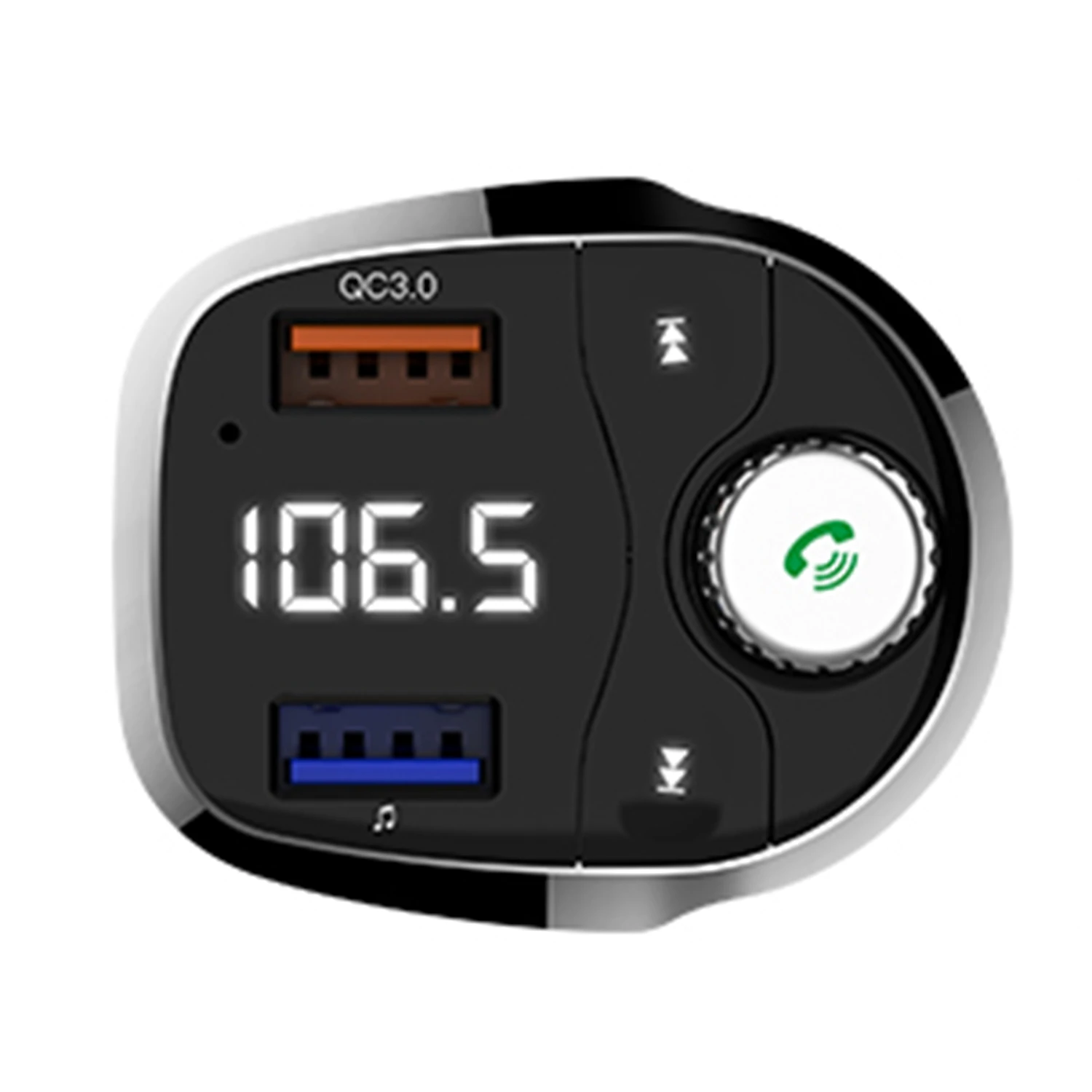 OPQ 5V/3A A2Dp fm передатчик MP3 плеер ЖК дисплей Автомобильный Адаптер зарядного