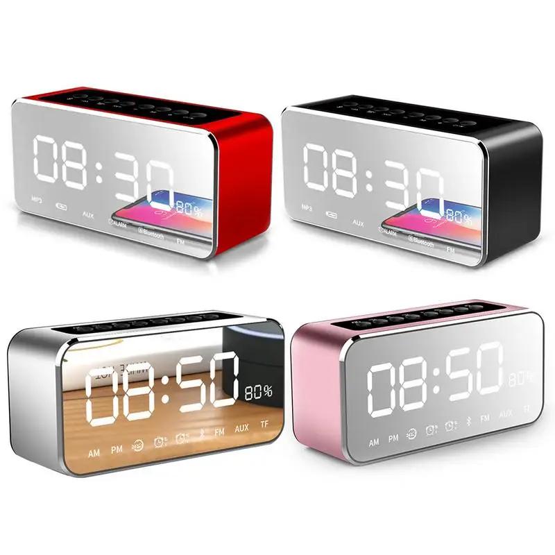 Беспроводной Bluetooth динамик с картой большой емкости батареи радио зеркало