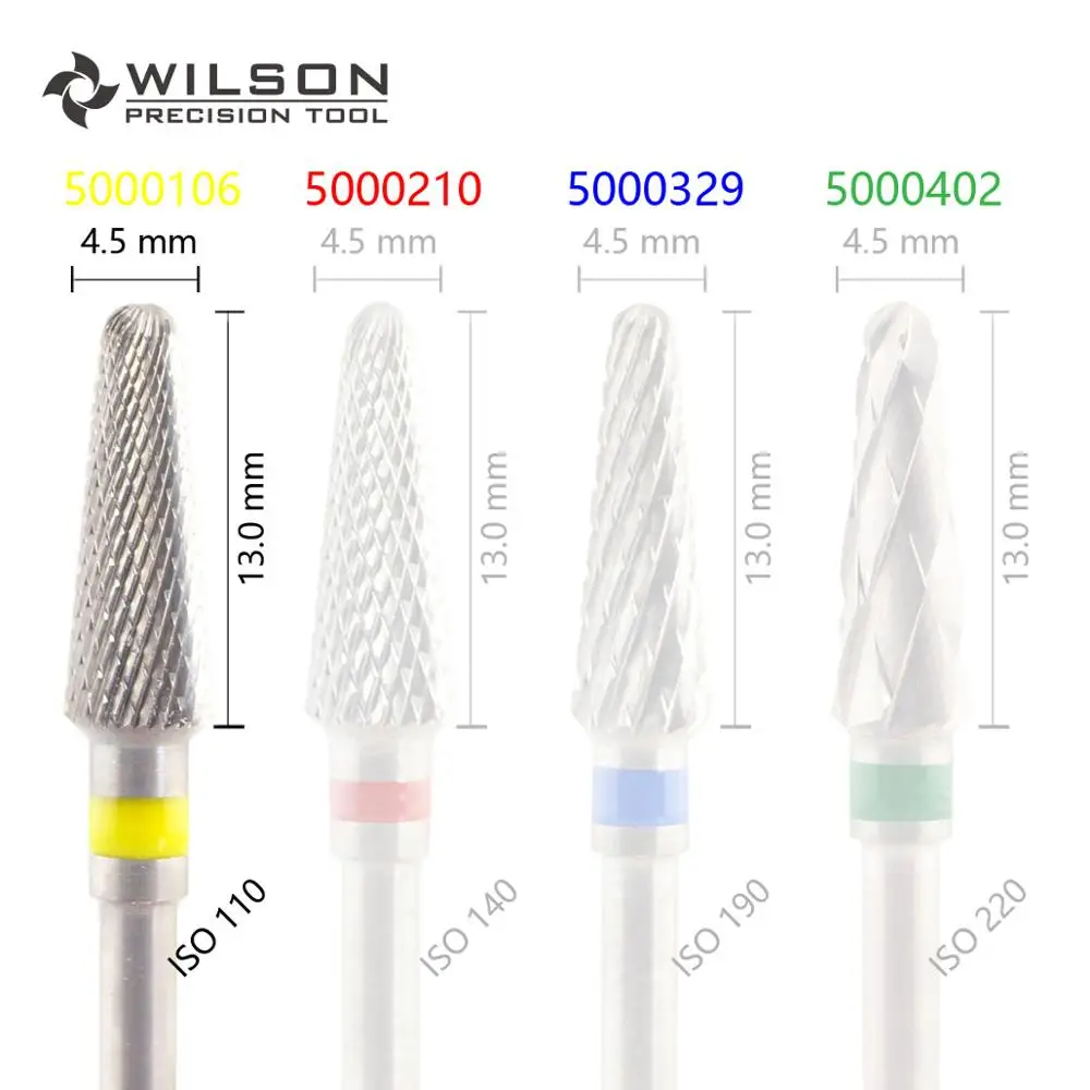 Коническая форма ISO 200 045-поперечная резка-HP WILSON вольфрамовый Карбид