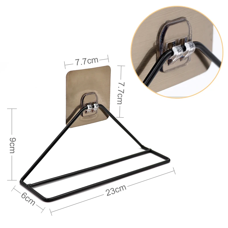 Iron Simple Self-adhesive Wall Hanging Triangle Shoe Rack Shoes Cabinet Shelf Creative Storage | Дом и сад