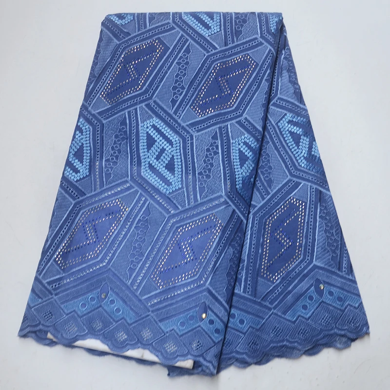 Свадебная белая Африканская Хлопковая кружевная ткань 2019 высококачественное