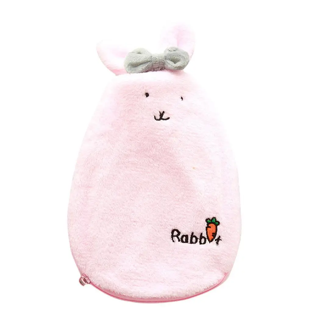 Мультяшные бутылки Главная Инструмент Узор Плюшевые узел Zip с бантом и надписью