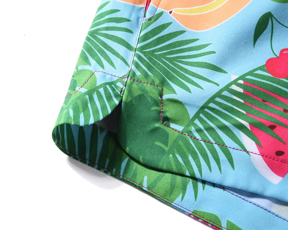 Плюс размеры плавание дно сексуальные пляжные шорты женские одежда фрукты узор