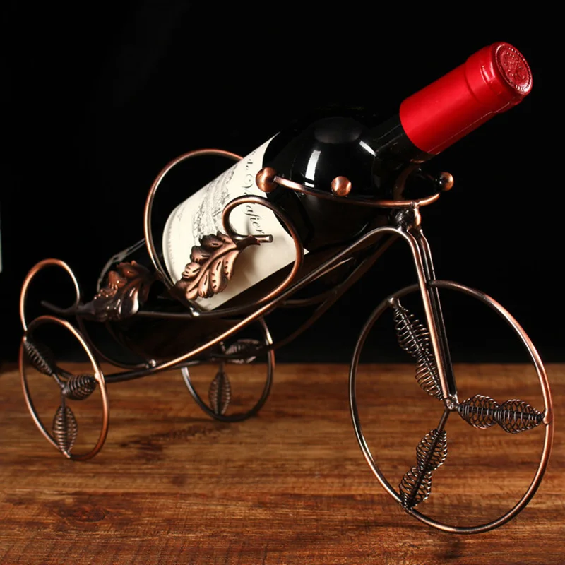 Vintage Tricycle Wine Rack Ornaments Creative Nice Hold Decor Storage Home Kitchen Bar Decoration Accessories Gi | Дом и сад