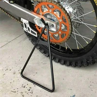 1pcs universal dirt bike mx motocross kickstand motorcycle accessories black steel motorcycle triangle side stand