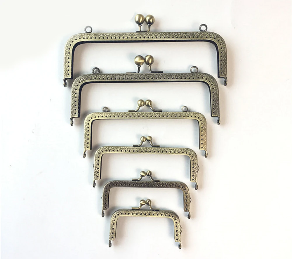 10 шт. квадратные металлические ручки для сумок 6 5/8 5/10 5/15/18/20 см|handle pull|handle bikehandle set