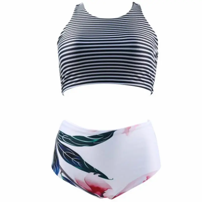 Женские летние пикантные полосатый укороченный Топ Push Up Мягкий бюстгальтер +