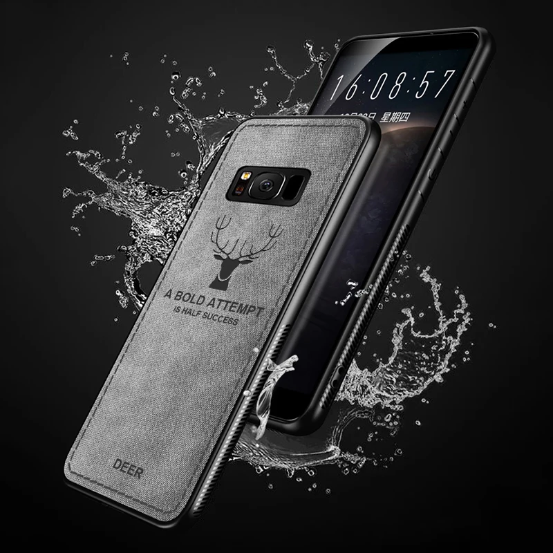 Тканевый чехол для телефона Samsung A50 Мягкая силиконовая задняя крышка Galaxy M30 M20 M10 A30