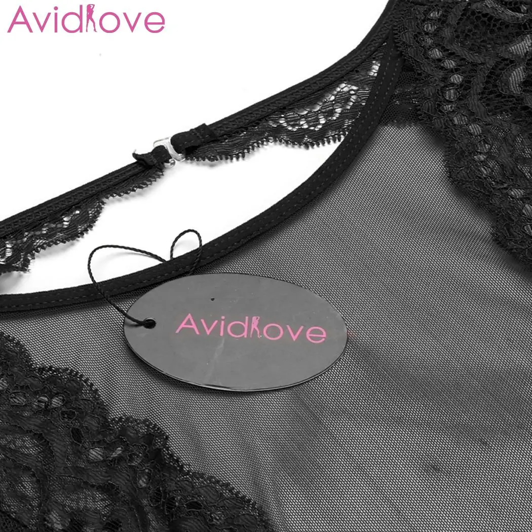 Avidlove женское сексуальное белье кружевное лоскутное Babydoll цельное Горячее
