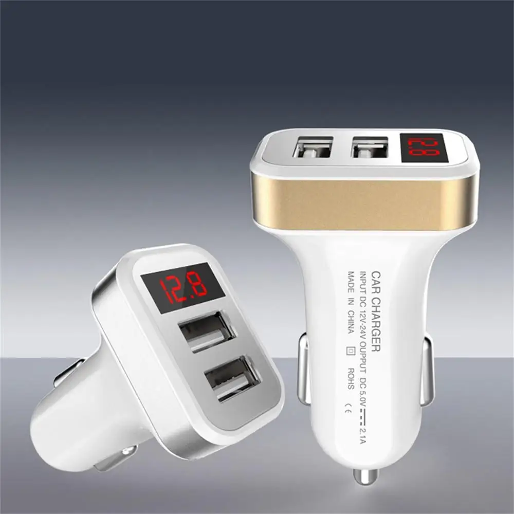 Автомобильное USB зарядное устройство Quick Charge 3 0 для мобильного телефона 2 порта