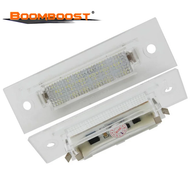 2 шт. Автомобильный светодиодный номерной знак лампа прозрачная рамка 18LED 3528SMD