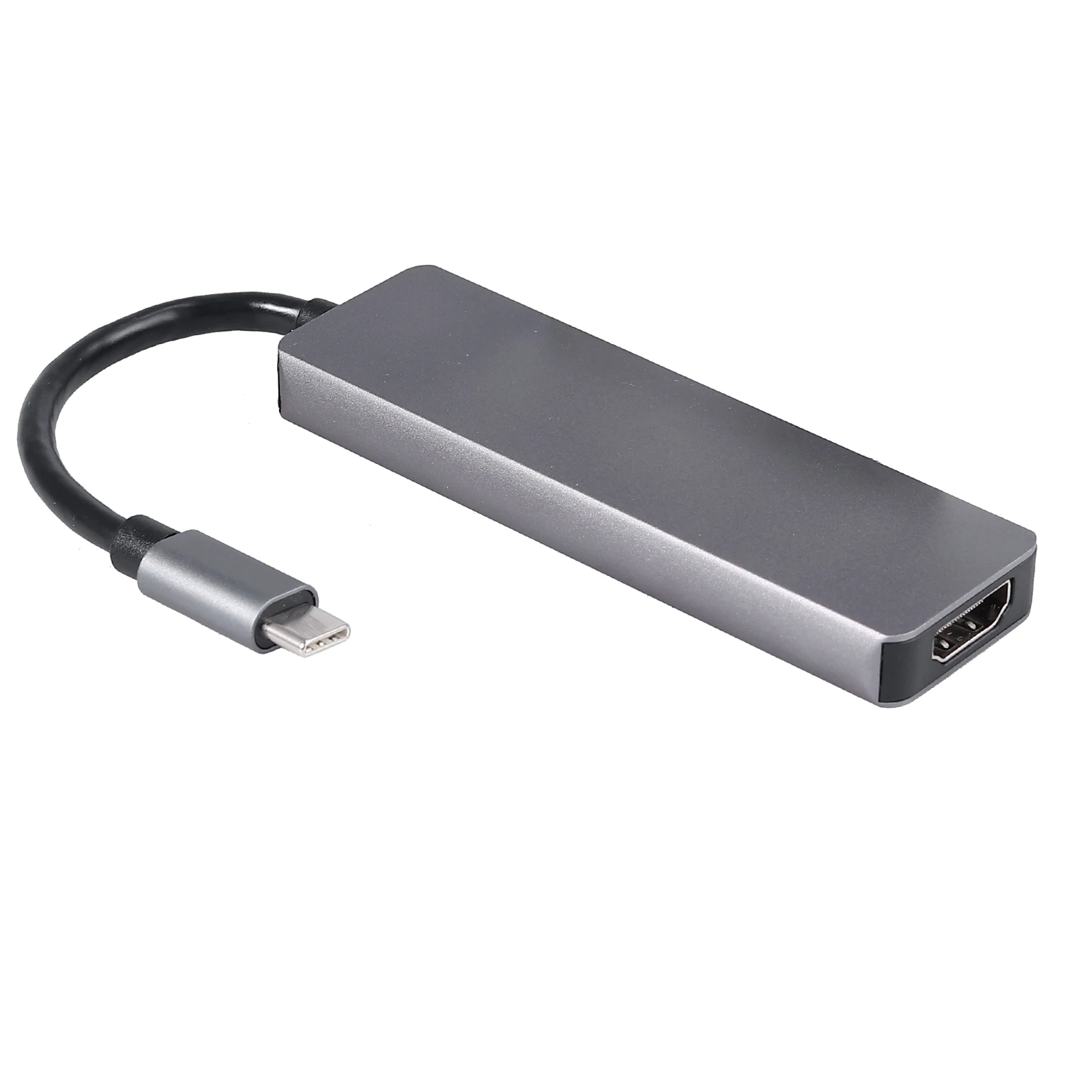 Neoteck Алюминий 5 в 1 USB C концентратор Type мультипорты 3 0 SD TF кардридер адаптер 4K HDMI