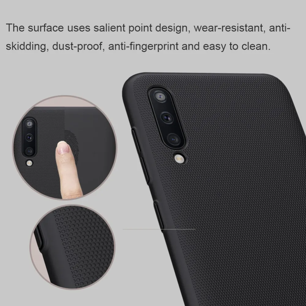 Чехол NILLKIN для Samsung Galaxy A50 матовый защитный жесткий пластиковый чехол-накладка |