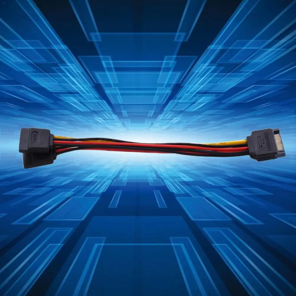 Новый компьютерный кабель SATA 15Pin питание папа мама y разветвитель адаптер кабель|