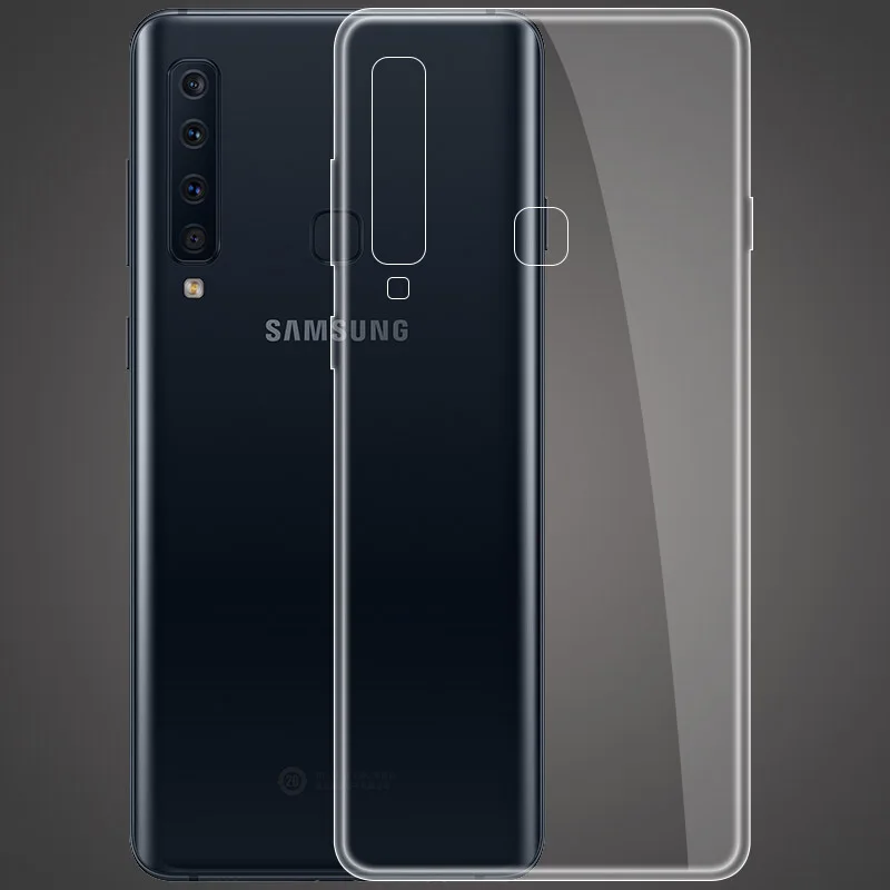 Transparent Soft Clear Silicone Back Cover Phone Case For Samsung A7 2018 A750F A750 Galaxy A6 A8 Plus S8 S9 |