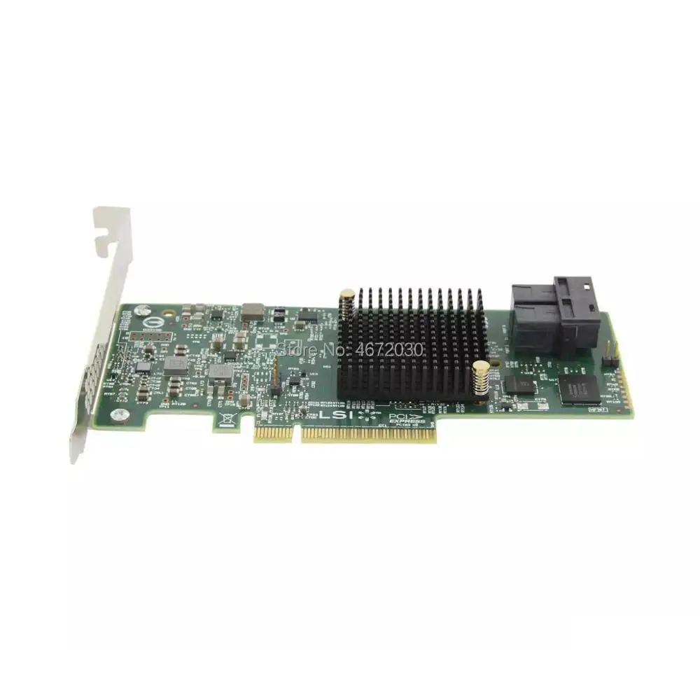 Новый 8 портовый хост адаптер Broadcom Avago LSI SAS 9300 8i LSI00344 SFF8643 без кэш памяти HBA PCI E3.0 x8