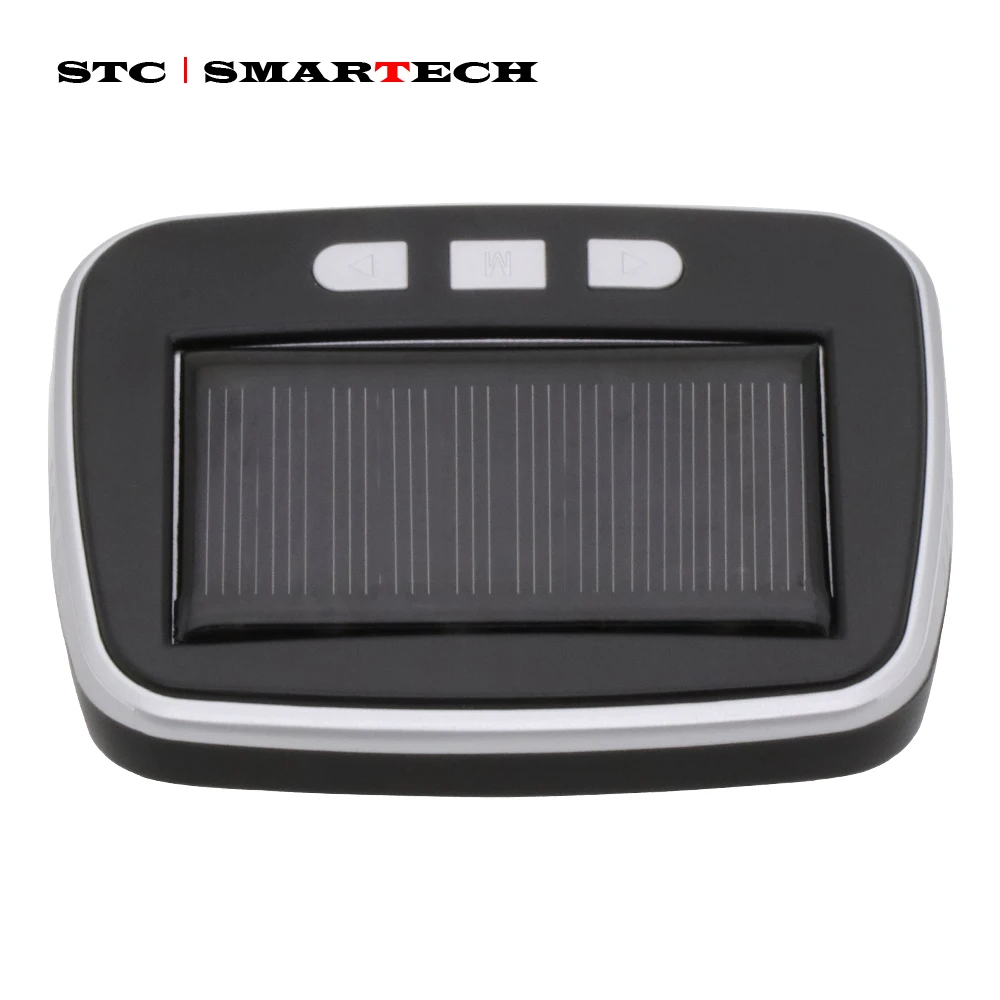 SMARTECH TPMS Солнечный автомобильный датчик давления в шинах с ЖК дисплеем система