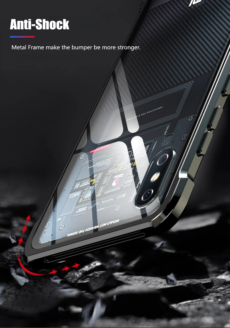 For Xiaomi Mi 8 Case Mi8 Explorer Cover Clear Transparent Anti-explosion Tempered Glass Back for Lite Mi8Pro | Мобильные телефоны и