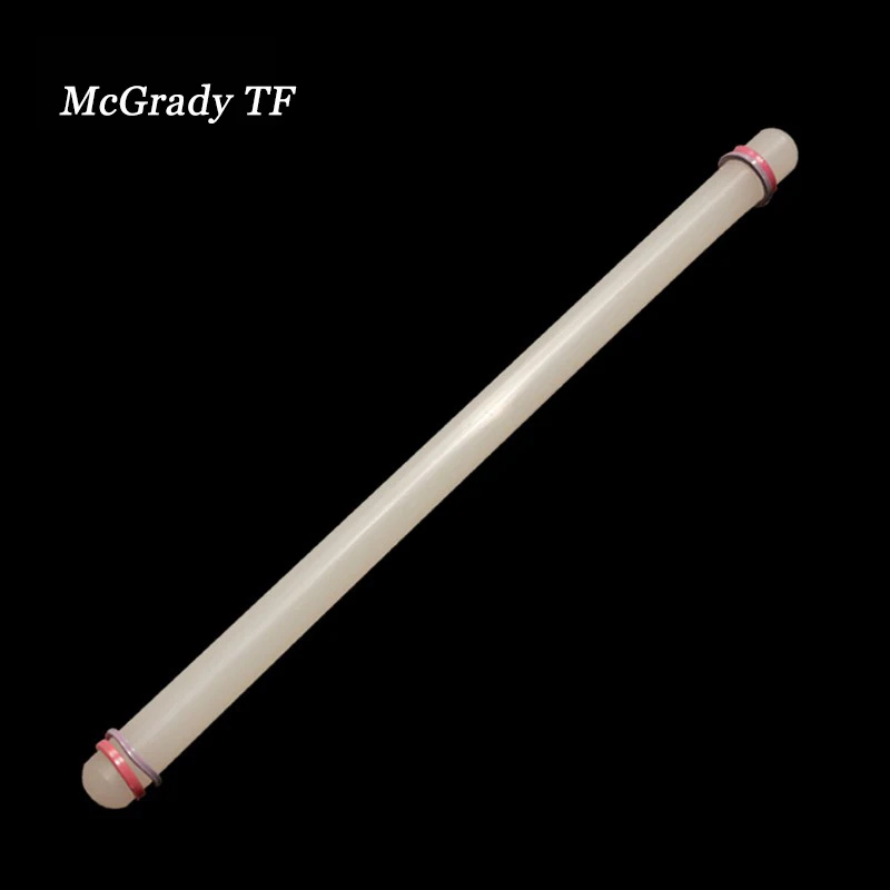 50*2.5CM High Quality Plastic White Non-stick Glide Fondant Rolling Pin Gift Dough Roller Decorating Kitchen Tool | Дом и сад