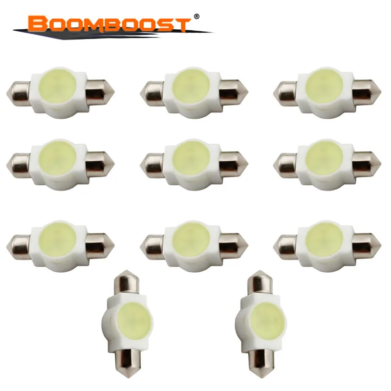 

10Pieces 12V Ceramic F-estoon Dome lamp Light Bulbs 36mm For Car Door Light Car Ceramic Dome Interior Light