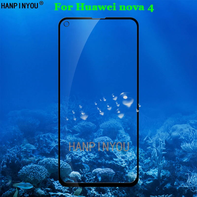 Для huawei nova 4 6 &quotполный охват высококачественное закаленное защитное стекло 9h 2.5D