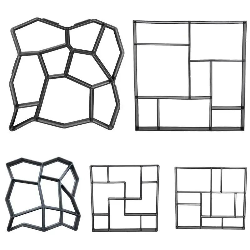 Форма для садового тротуара DIY Ручная дорожная тротуарная бетонная форма кирпича