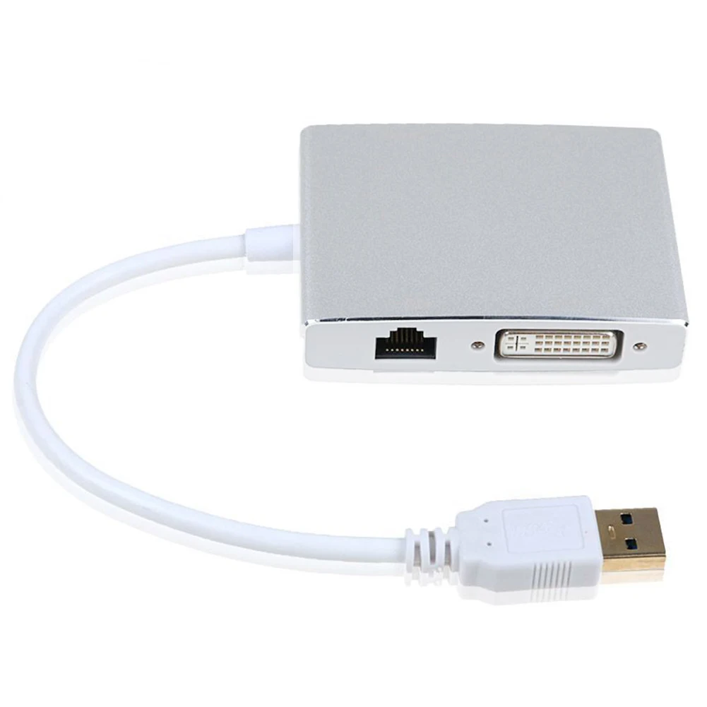 USB 3 0 к HDMI/DVI I/VGA адаптер мульти порт видео дисплей конвертер 1080p HD US| |