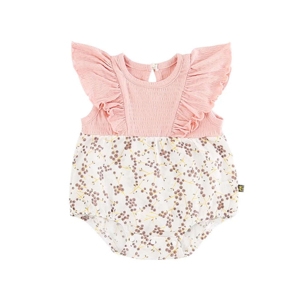 Боди для маленьких девочек летняя одежда малышей хлопковый комбинезон принцессы