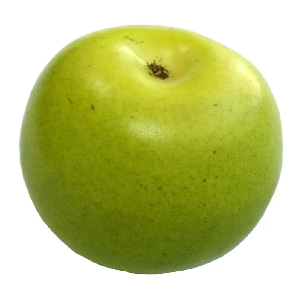 gresorth 6pcs lifelike artificial green apple faux fake apples fruit home house kitchen cabinet decoration free global shipping