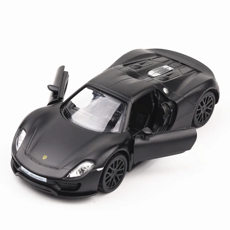 1:36 Simulation Alloy Die-casting Super Sports Car Model Sound And Light Pull Back Children's Toy Baking Cake Decoration |