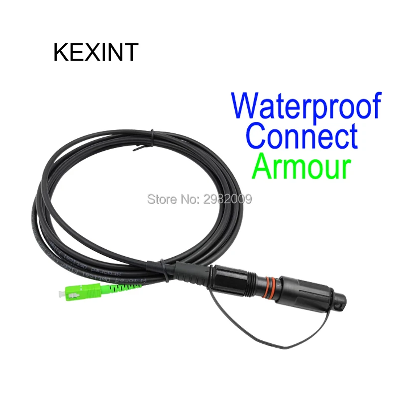 KEXINT Corning для водонепроницаемой патчи Стандартная защита 3 м с разъемом SC/APC / 5 шт.