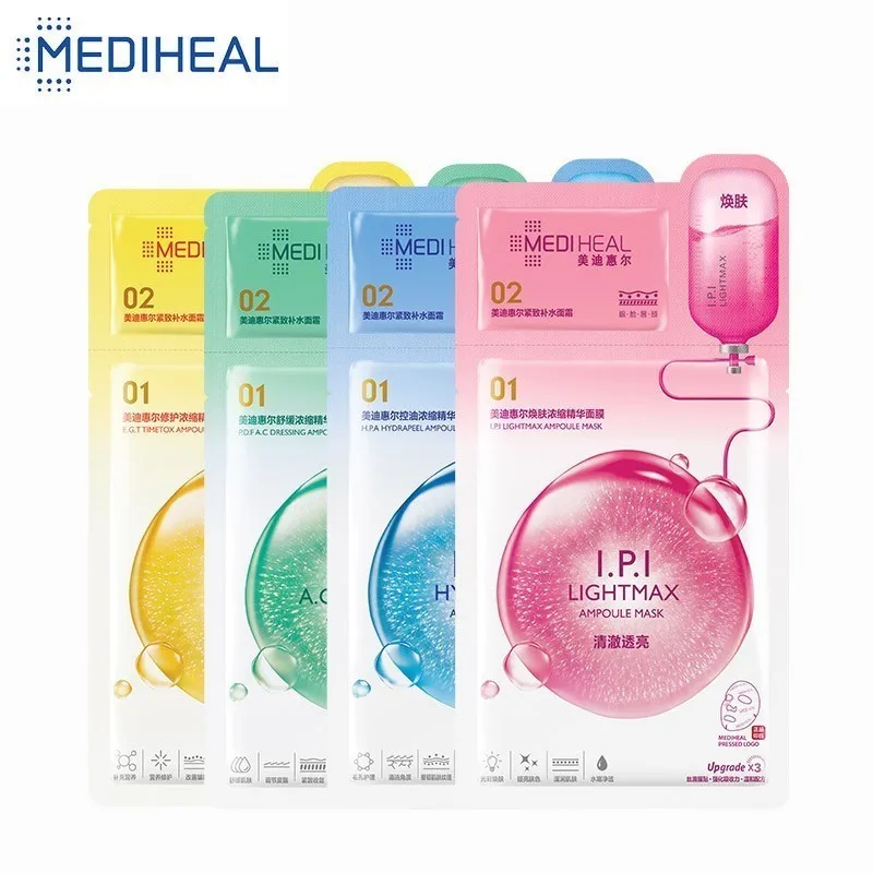 8 моделей MEDIHEAL уход за кожей лист Корейская маска для лица обернутая против